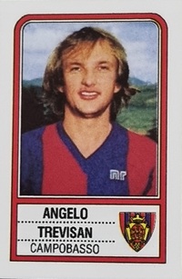 Angelo Trevisan stopper Campobasso 1983-1984 figurina Panini