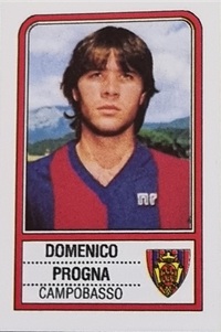 Domenico Progna libero Campobasso 1983-1984 figurina Panini