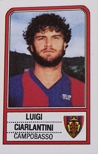 Luigi Ciarlantini terzino Campobasso 1983-1984 figurina Panini