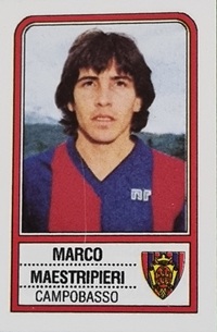Marco Maestripieri mediano Campobasso 1983-1984 figurina Panini
