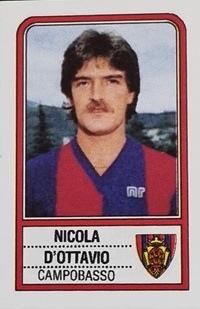 Nicola D'Ottavio ala destra Campobasso 1983-1984 figurina Panini