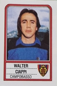 Walter Ciappi portiere Campobasso 1983-1984 figurina Panini